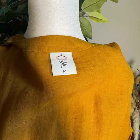 Son de Flor Mustard Maxi Dress - Picture 2 of 3